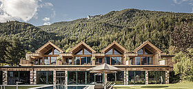 kuschel chalet am wolfgangsee im bachmanngut aussenansicht