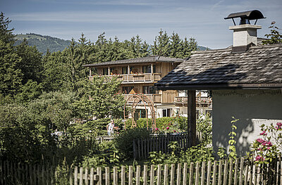 Naturgarten beim Hotel Bachmanngut im Salzkammergut