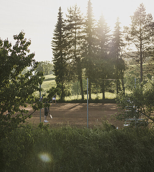 Tennis court in Hotel Bachmanngut in the Salzkammergut