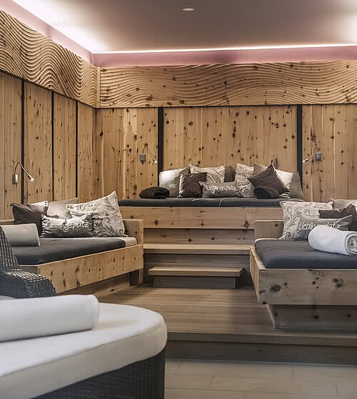 Relaxation room in the 4* Wellness Hotel Bachmanngut