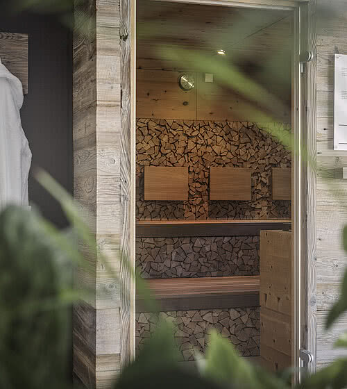 Sauna in the Wellness Hotel Bachmanngut at Wolfgangsee