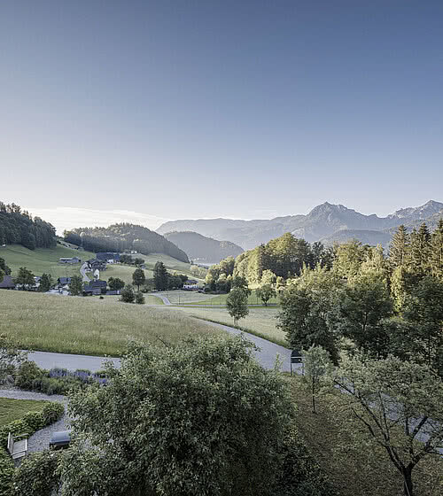 Nature garden at Das Bachmanngut in the Salzkammergut