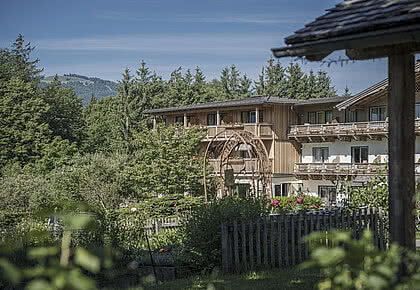 Naturgarten beim Hotel Bachmanngut im Salzkammergut