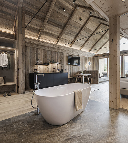 innenansicht chalet in st. wolfgang salzkammergut im bachmanngut