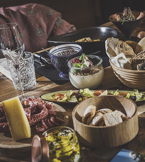 Frühstücksbuffet im Bachmanngut am Wolfgangsee